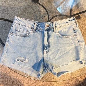 NWOT - Mavi Light Blue Ripped Jean Shorts